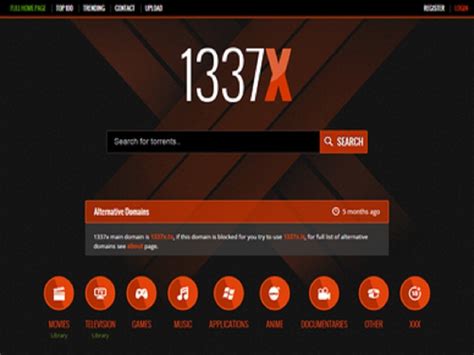 1337x torrents search engine
