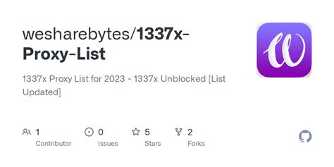 1337x unblocked github