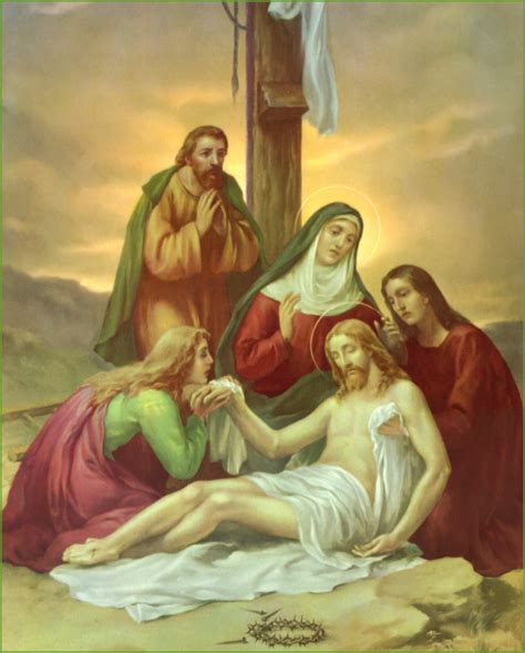 13th station of the cross images