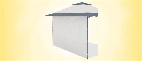 13x13 canopy side wall