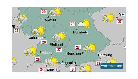 Deutschland Karte Wetter - Landkarte