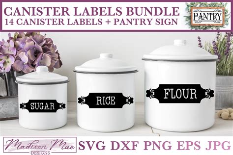 Download 14 Canister Labels Plus Pantry Images