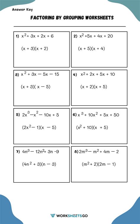 14 Factoring Worksheets With Answers / worksheeto.com