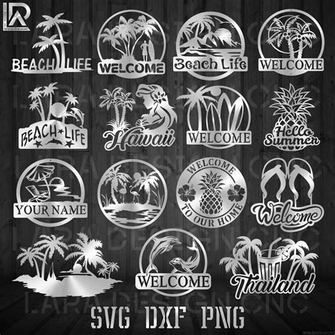 Download 14 Summer Bundle DXF Files