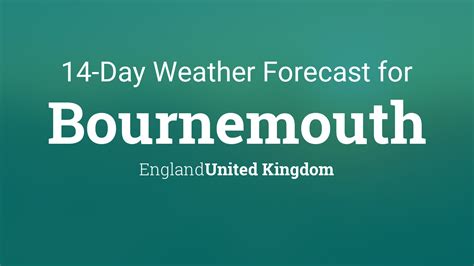 14 day weather forecast bournemouth dorset