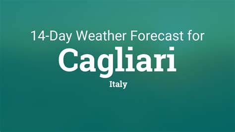 14 day weather forecast cagliari sardinia