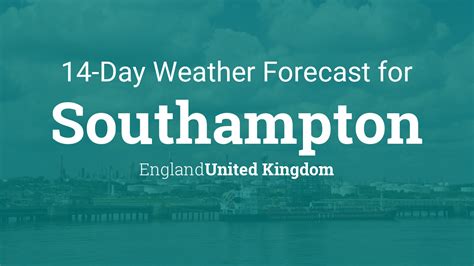 14 day weather forecast southampton
