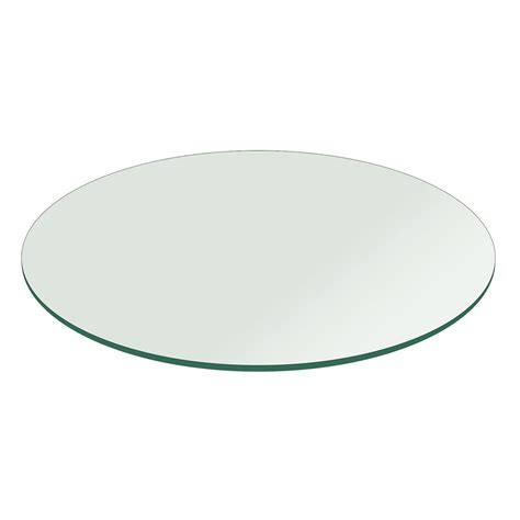14 inch round glass table topper