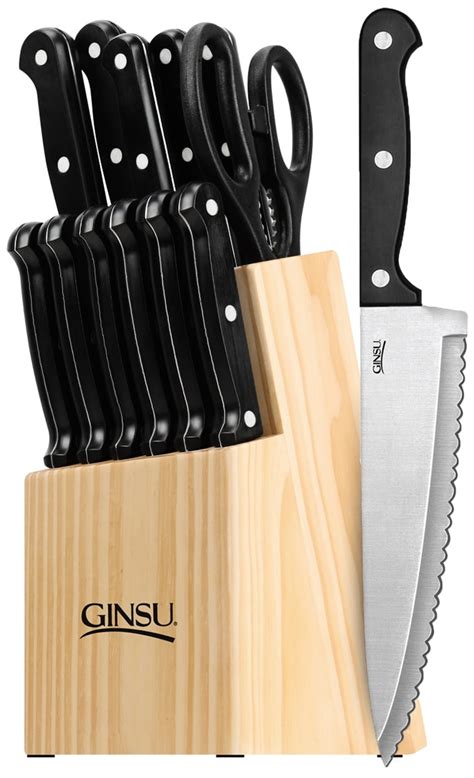 Ginsu Essential Series 14Piece Stainless Steel Serrated