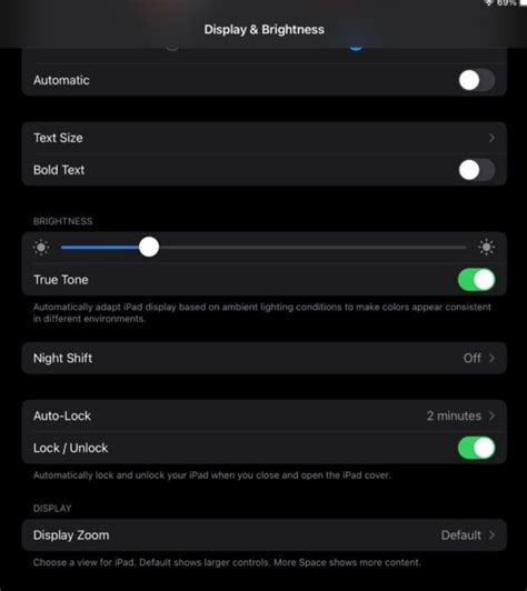 14. Change TrueTone Display Settings