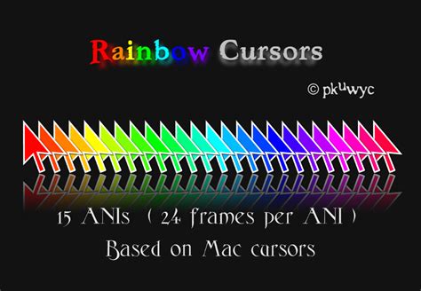 14. Rainbow Cursors