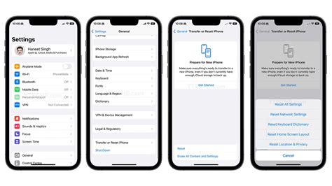 14. Reset all iPhone Settings