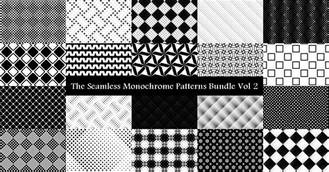 Download 143  The Seamless Monochrome Patterns Vol 2 Pics Files DXF Files