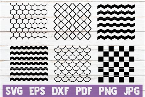 Download 146  The Seamless Patterns Bundle PSD Cricut SVG DXF Files