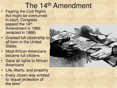 14th amendment picture examples