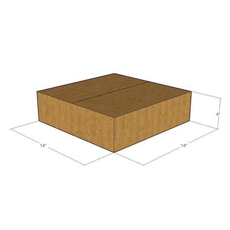 14x14x4 box