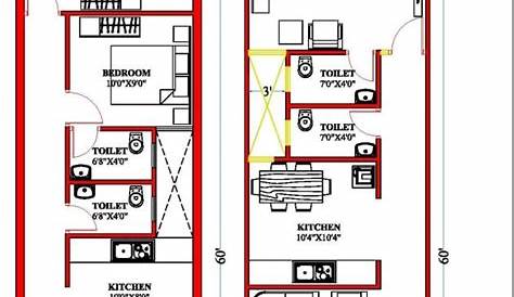 15 × 60 latest row house plan map naksha design with shop