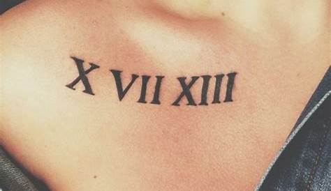 15 En Numeros Romanos Tatuaje 1001 + Ideas Para Un De Números Simple