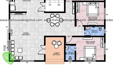 15 X 30 Square Feet House Plan Floor For 50 Plot 3BHK (00