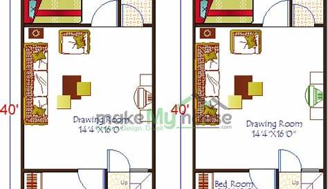 15 X 40 House Plan In India 2bhk , Budget s, Family