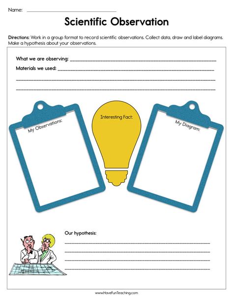 15 Best Images of Making Observations Worksheet - Science Observation