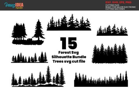 Download 15 Forest Bundle Svg Bundle Files DXF Files