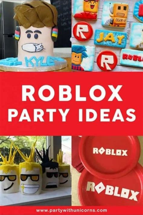 15 Fun Roblox Party Ideas - Party with Unicorns
