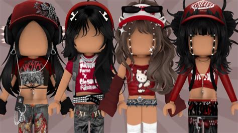 15 Red Roblox Outfits - YouTube
