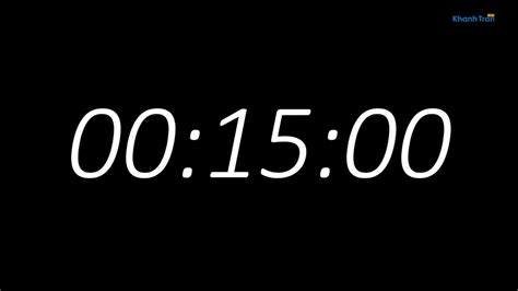 15 minute countdown timer video download