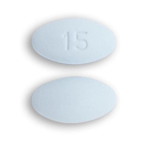 15 pill oval