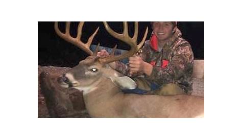 Watch Bowhunter Zaps 150 Class Brusier On Camera Bow Hunting Monster Buck Whitetail Deer