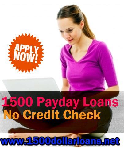1500 Dollar Loan No Credit Check