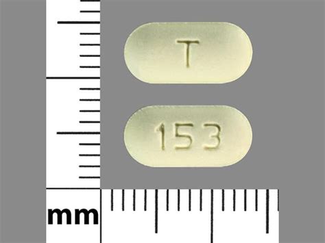 153 oval pill