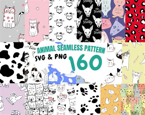 Download 157+ Animal Pattern Bundle SVG Printable