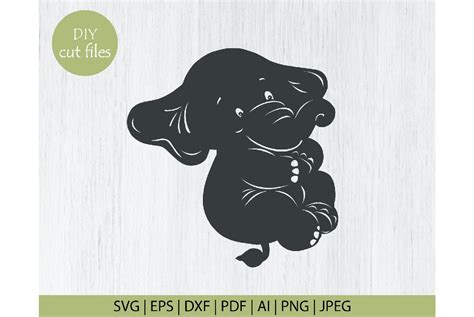 Download 157+ Baby Elephant Svg Cut File DXF File Commercial Use