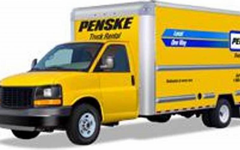16 Ft. Penske Rental Truck