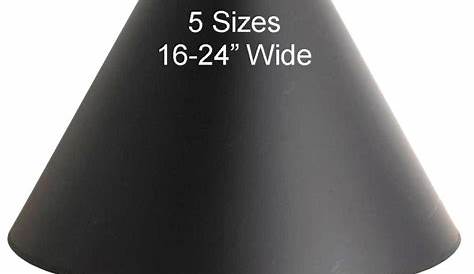 Black Linen Drum Lamp Shade w/Washer 16" Diameter