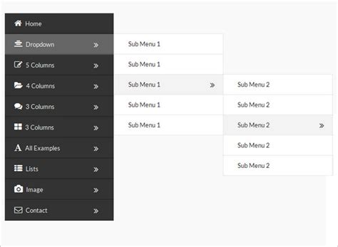 16+ Best HTML5 CSS3 jQuery DropDown Menus | Free & Premium Templates