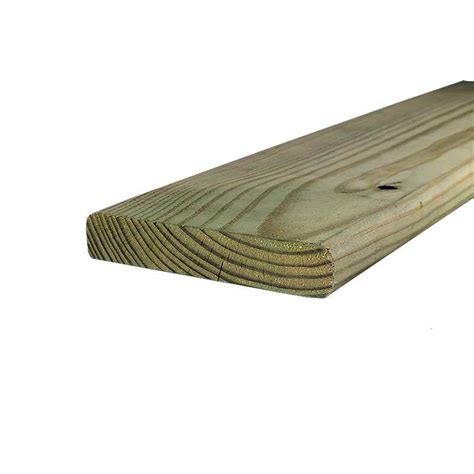 16 foot treated deck boards