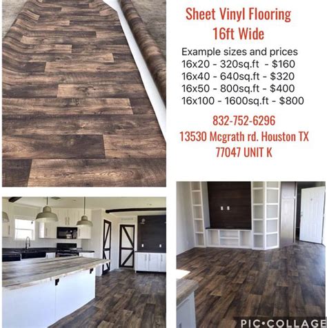 16 foot vinyl flooring