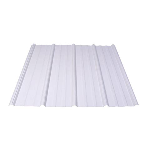 16 foot white metal roofing
