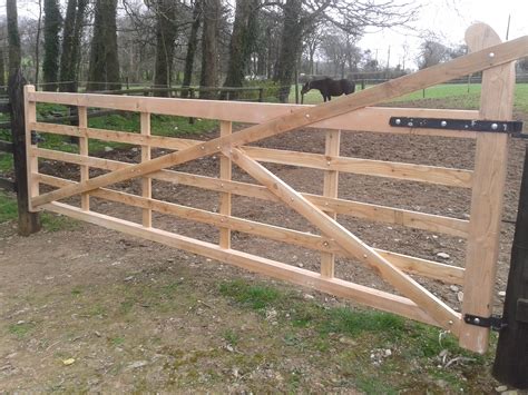 16 foot wooden gate