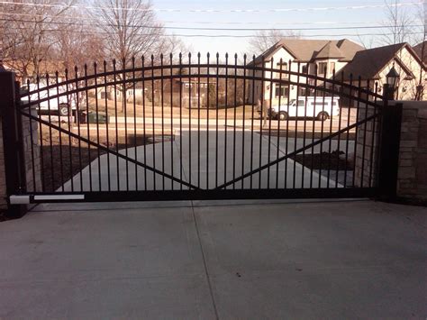 16 ft aluminum driveway gate