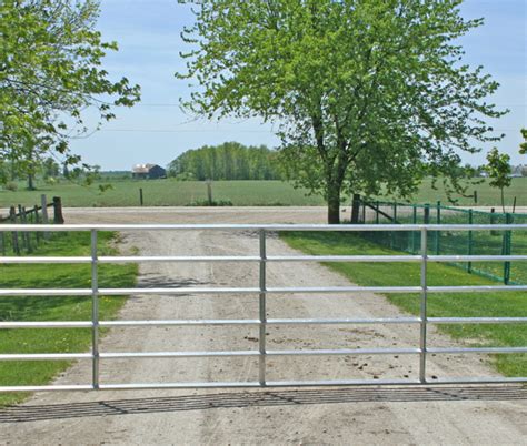 16 ft aluminum farm gate