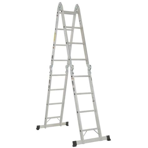16 ft aluminum folding multi position ladder