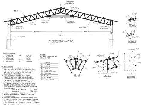 16 ft metal roof truss plans