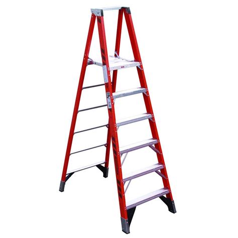 16 ft platform ladder