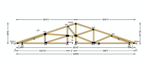 16 ft roof trusses