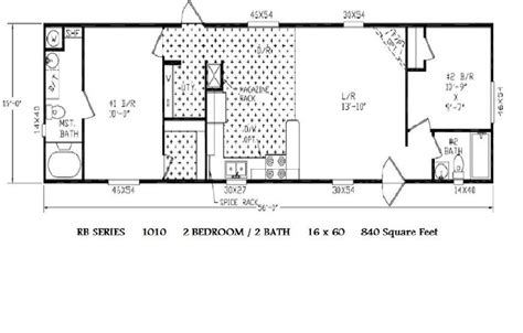 16 ft wide mobile home floor plans