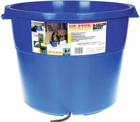 16 gallon heated water tub